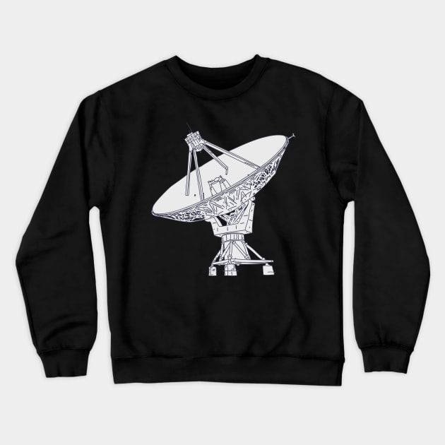 Very Large Array - Radio Telescope - Space Contact Crewneck Sweatshirt by DeWinnes